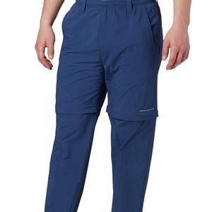 Columbia Men’s Convertible Backcast Pants Blue